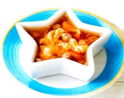 อาหารเด็ก..ไข่ดาวน้ำในซอสมะเขือเทศ