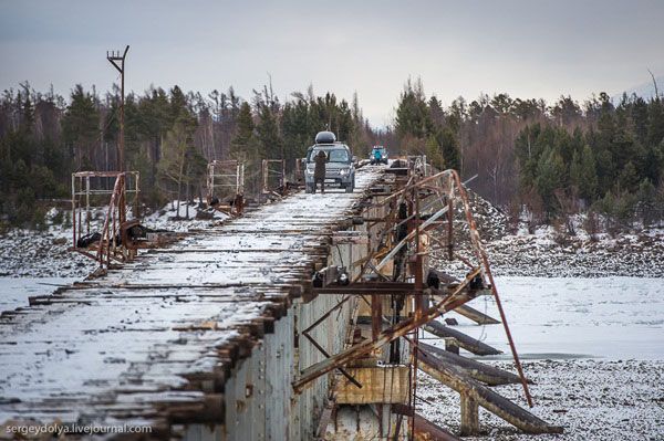 Kuandinsky สะพานข้ามรถในรัสเซีย อันตรายที่สุดในโลก