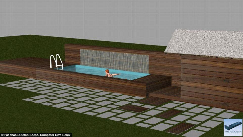 สถาปนิกไอเดียเลิศ เปลี่ยนตู้คอนเทนเนอร์เป็นสระว่ายน้ำสุดหรู